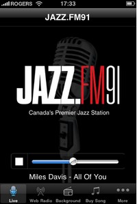 Free Jazz.FM91 Mobile App