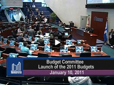 Toronto Budget Committee, Ontario, Canada