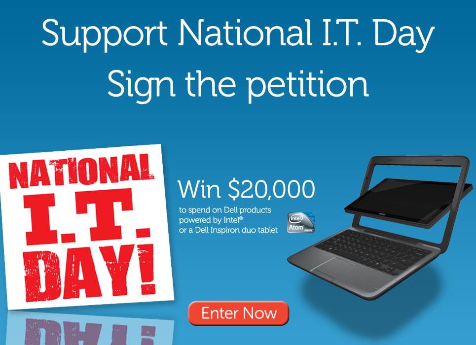 National I.T. Day Petition Plus Contest From Dell Canada Inc.