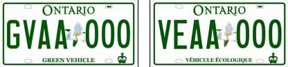 Charge Green Ontario Via Electric Vehicles with Green Licence Plates!