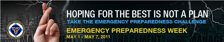 Emergency Preparedness Week in Ontario, May 1-7