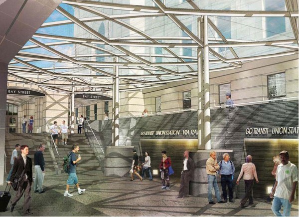 Revitalized Union Station's Improved Platform Access: more entrances and exits.
