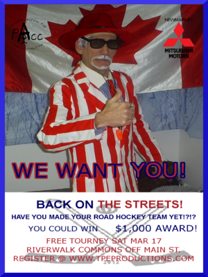 Mitsubishi Friendly Neighbourhood Youth Road Hockey Challenge March 17: To Win $1000 Award