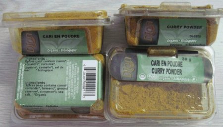 Dion brand organic curry powder / biologique cari en poudre de marque Dion
