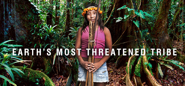 Please Help Save Earth's Most Threatened Tribe: Uncontacted Awá in Brazil. © Survival