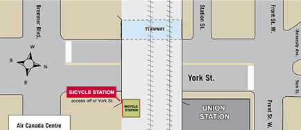Union Station Bike Station Map