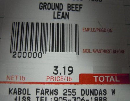 Kabul Farms - Ground beef lean / Kabul Farms - bœuf haché maigre