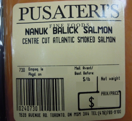 Nanuk Balick Salmon - Centre Cut Atlantic Smoked Salmon
