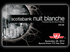 TTC's Special Event Day Pass for Scotiabank Nuit Blanche