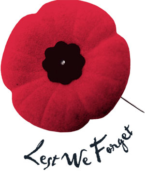 Remembrance Day: Above, The Poppy