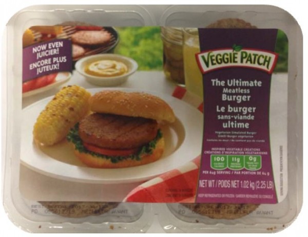 Veggie Patch brand The Ultimate Meatless Burger