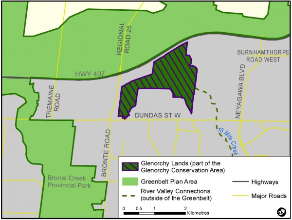 Figure 1 - Glenorchy Lands (Oakville)