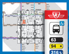 TTC's image : New shelter maps and bus stop poles