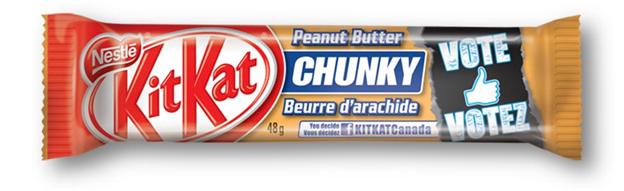 CFIA / l'ACIA: KitKat Chunky Peanut Butter / KitKat Beurre d'arachide