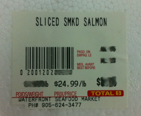 Waterfront Seafood Market - SLICED SMKD SALMON