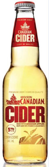 Molson Canadian Cider /  Cidre Molson Canada