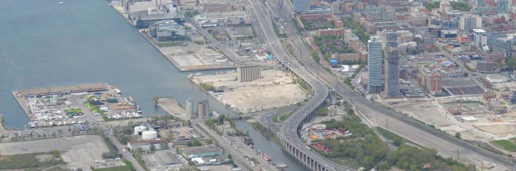 Gardiner Expressway and Lake Shore Boulevard, approximately east of Jarvis Street. (Photo: City of Toronto)