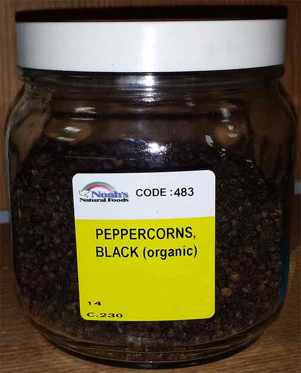 Noah's Natural Foods: Peppercorn, Black (Organic) / Noah's Natural Foods : Poivre noir en grains (biologique)