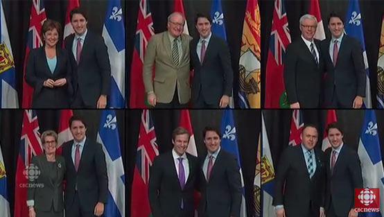 Prime Minister of Canada, Justin Trudeau, hosted a First Ministers’ Meeting with provincial and territorial Premiers: Image grab from video above